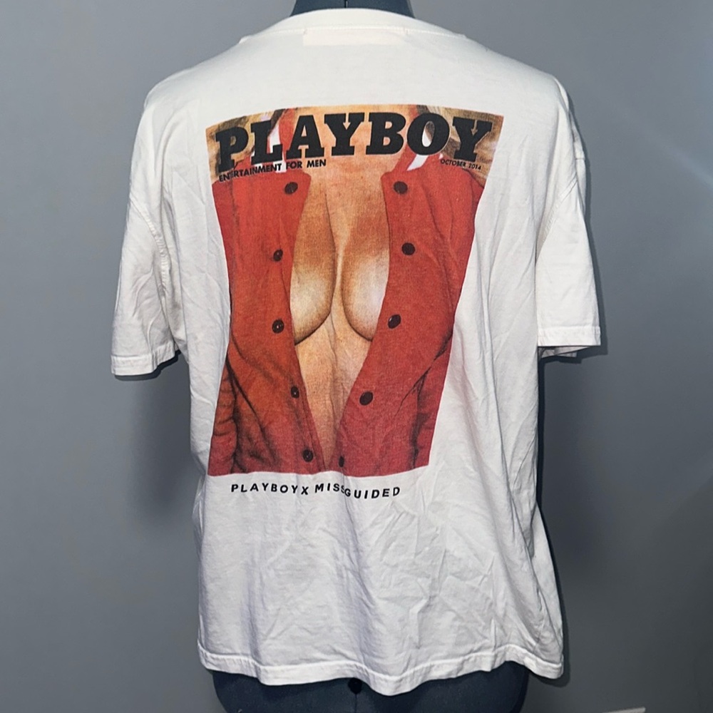 **USED** MISSGUIDED X PLAYBOY TSHIRT